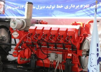 افتتاح خط تولید موتور دیزل ملی
